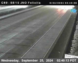 SB 15 at Felicita Road