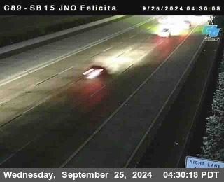 SB 15 at Felicita Road