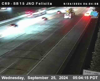 SB 15 at Felicita Road