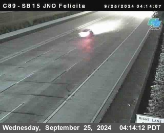 SB 15 at Felicita Road