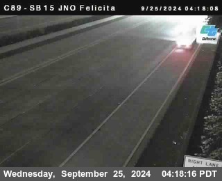 SB 15 at Felicita Road