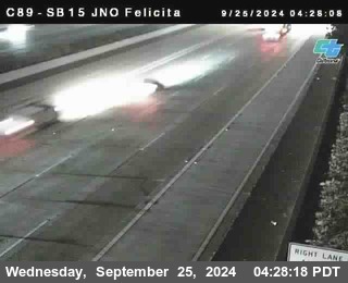 SB 15 at Felicita Road