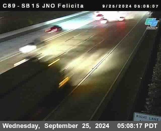 SB 15 at Felicita Road