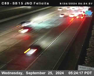 SB 15 at Felicita Road