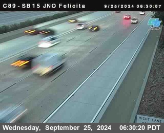 SB 15 at Felicita Road