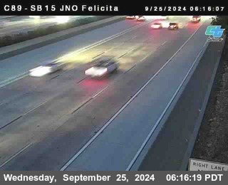 SB 15 at Felicita Road