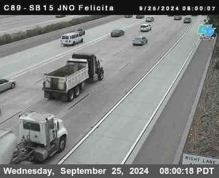 SB 15 at Felicita Road