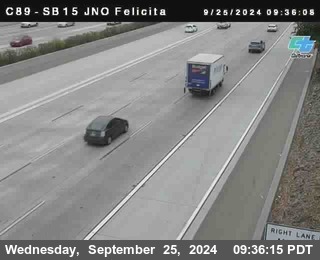 SB 15 at Felicita Road