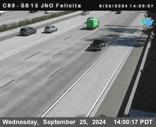 SB 15 at Felicita Road