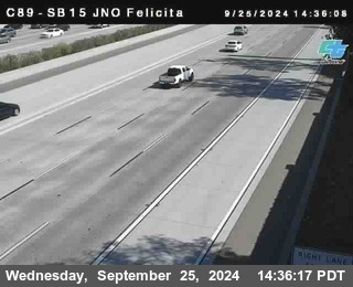 SB 15 at Felicita Road