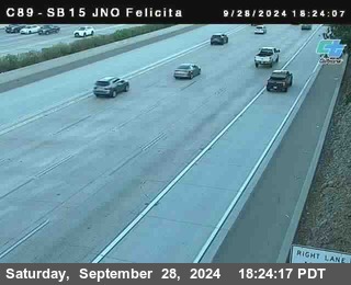 SB 15 at Felicita Road