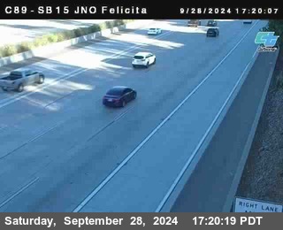 SB 15 at Felicita Road