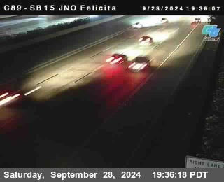 SB 15 at Felicita Road