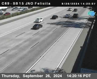 SB 15 at Felicita Road