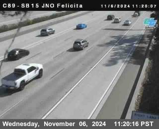 SB 15 at Felicita Road