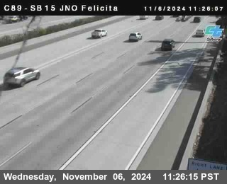 SB 15 at Felicita Road