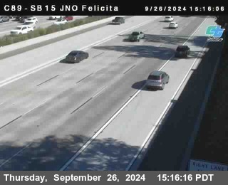 SB 15 at Felicita Road