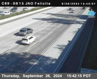 SB 15 at Felicita Road