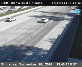 SB 15 at Felicita Road