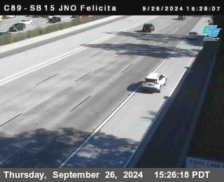 SB 15 at Felicita Road