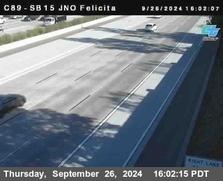 SB 15 at Felicita Road