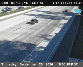 SB 15 at Felicita Road