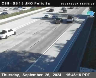 SB 15 at Felicita Road