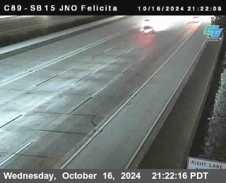 SB 15 at Felicita Road