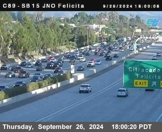 SB 15 at Felicita Road