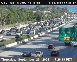 SB 15 at Felicita Road