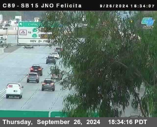 SB 15 at Felicita Road