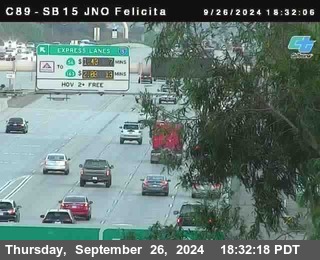 SB 15 at Felicita Road