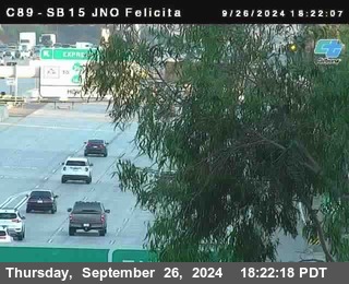 SB 15 at Felicita Road