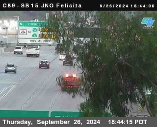 SB 15 at Felicita Road