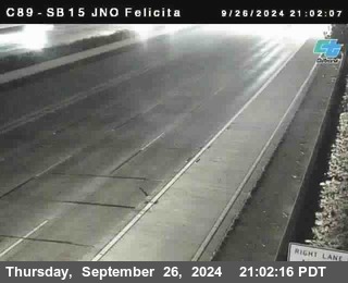 SB 15 at Felicita Road