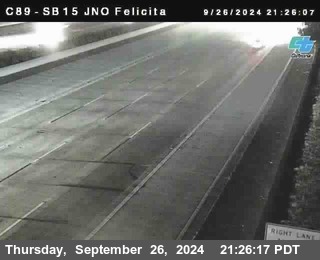 SB 15 at Felicita Road