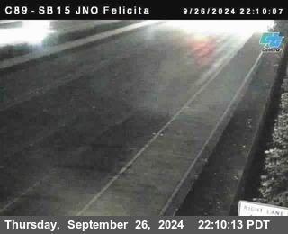 SB 15 at Felicita Road