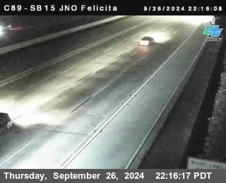 SB 15 at Felicita Road