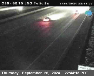 SB 15 at Felicita Road