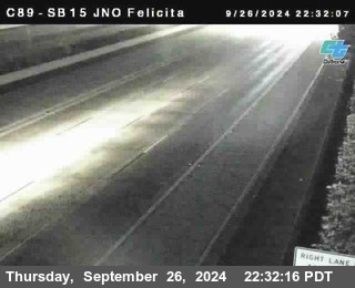 SB 15 at Felicita Road