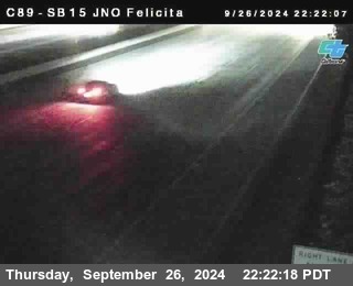 SB 15 at Felicita Road