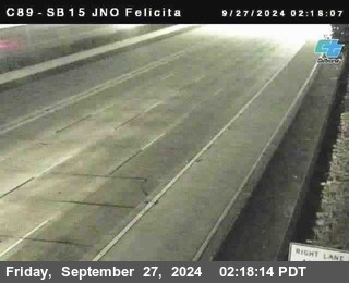 SB 15 at Felicita Road