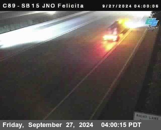 SB 15 at Felicita Road