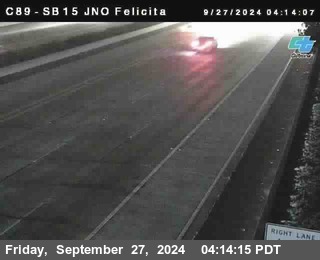 SB 15 at Felicita Road