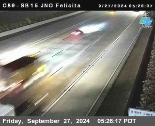 SB 15 at Felicita Road