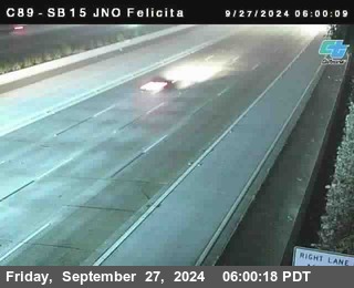 SB 15 at Felicita Road