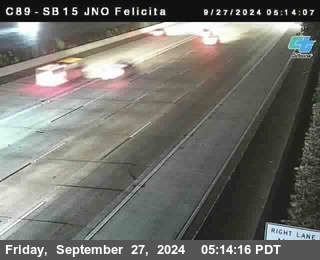 SB 15 at Felicita Road