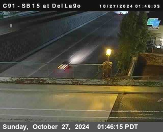 SB 15 at Del Lago bridge