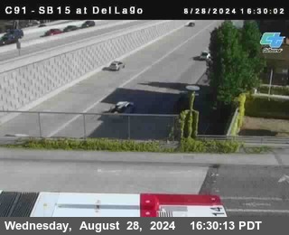 SB 15 at Del Lago bridge