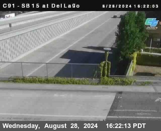 SB 15 at Del Lago bridge